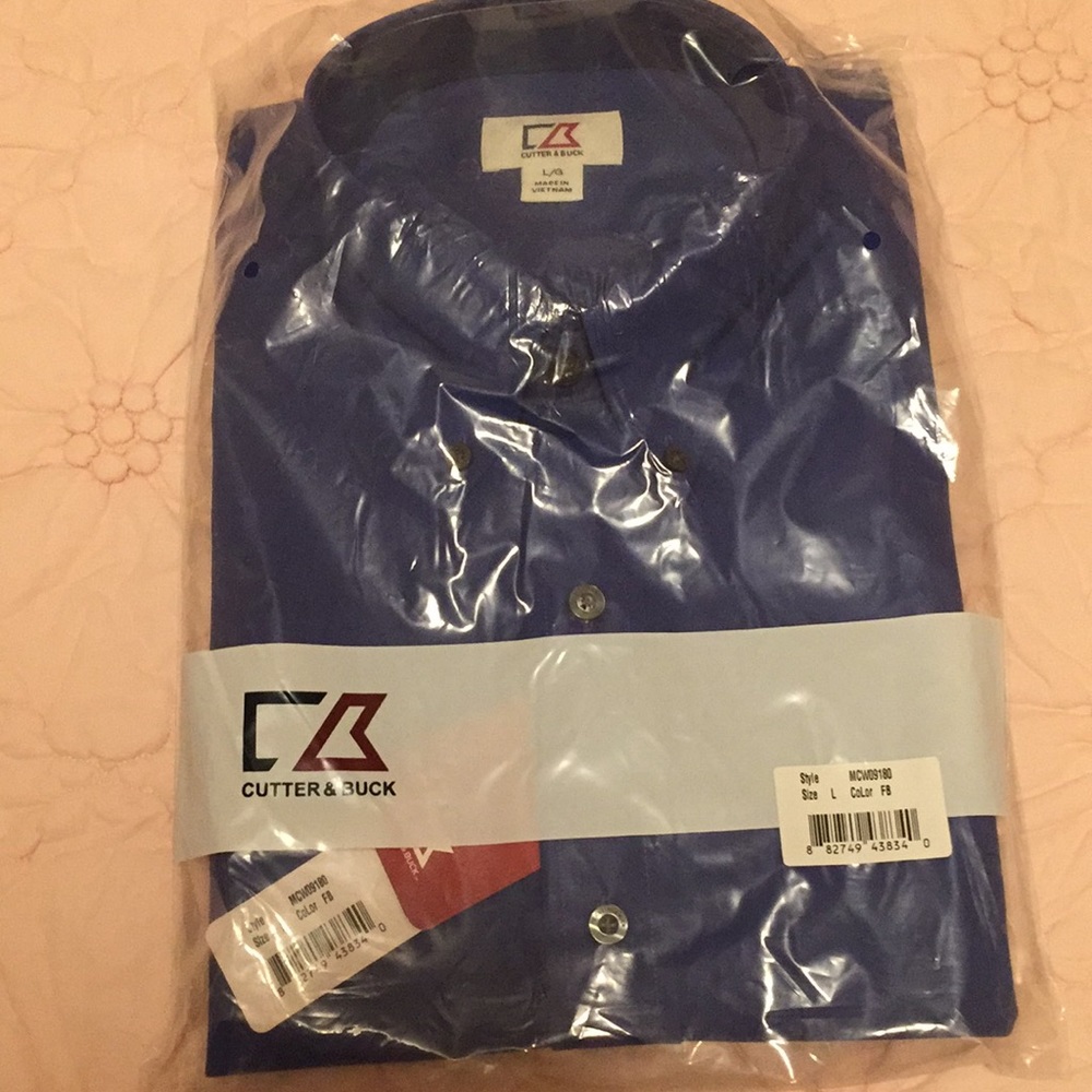 New blue dress shirt